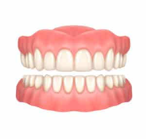 Dentures,Or,False,Teeth,Realistic,Vector,Design,Of,Orthodontics,And